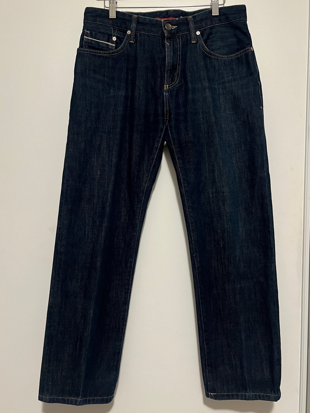 Mavi Men's Berlin White Edge Premium Dark Wash Denim Jeans
